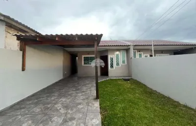 Casa com 3 quartos à venda na rua rio faxinal, 91, iguaçu, fazenda rio grande, 63 m2 por r$ 379.000