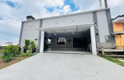 Casa com 3 quartos à venda na rua santa priscila, 222, iguaçu, fazenda rio grande, 100 m2 por r$ 380.000