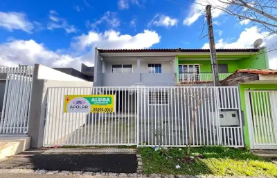 Casa com 2 quartos para alugar na rua flamingos, 1521, gralha azul, fazenda rio grande, 118 m2 por r$ 1.520