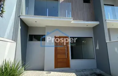 Casa geminada bairro saguaçu com 3 quartos sendo 1 suite
