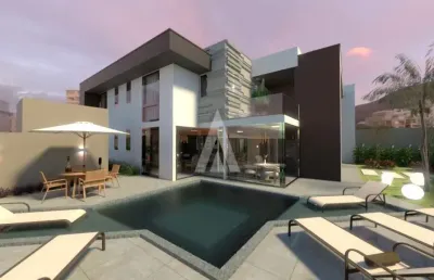Casa com 4 quartos à venda na rua ouro verde, --, saguaçu, joinville, 416 m2 por r$ 2.980.000