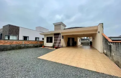 Casa com 3 quartos à venda na rua emília silva denk, --, aventureiro, joinville, 134 m2 por r$ 650.000