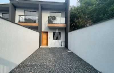 Casa com 2 quartos à venda na rua henrique marquardt, --, anita garibaldi, joinville, 75 m2 por r$ 399.000