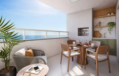Apartamento com 3 quartos à venda na avenida brasil, --, princesa do mar, itapoá por r$ 972.664