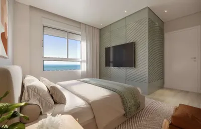 Apartamento com 2 quartos à venda na domingos josé custódio, --, praia de armação do itapocorói, penha por r$ 1.284.724
