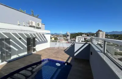 Cobertura com 2 quartos à venda na rua rio grande do norte, --, anita garibaldi, joinville por r$ 930.000