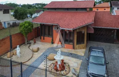 Casa com 4 quartos à venda na rua calisto zattar, --, bucarein, joinville, 285 m2 por r$ 1.350.000