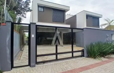 Casa com 4 quartos à venda na rua água marinha, --, saguaçu, joinville, 217 m2 por r$ 1.500.000