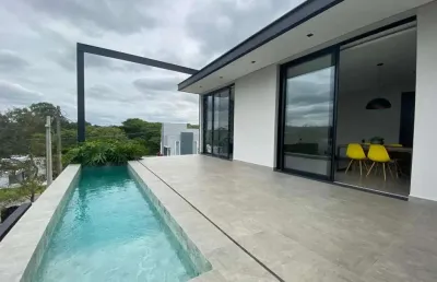 Casa em condomínio para venda em itatiba, condominio ville de france, 3 dormitórios, 2 suítes, 4 banheiros, 4 vagas