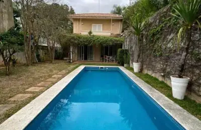Casa mobiliada com piscina de 370 m²  para locação em campo belo, são paulo