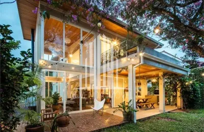 Casa alto padrão no butantã de 4 quartos com 4 vagas - 490m² para alugar