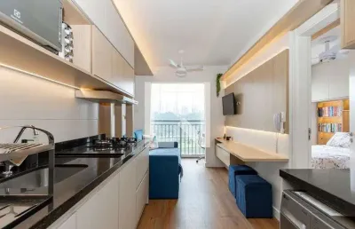 Apartamento à venda - chácara santo antonio, 1 quarto,  27 m2