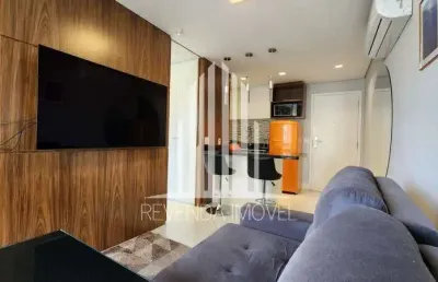 Apartamento para locação em são paulo -sp: 1 quarto, 1 banheiro, 1 vaga de garagem, 35,00 m² na moema