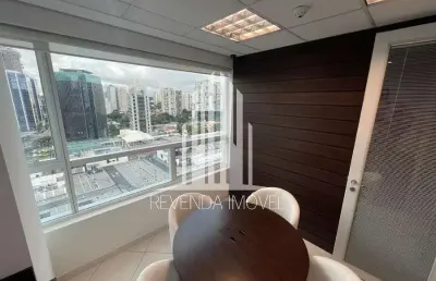 Aluguel de sala comercial impecável no jardim das acácias, são paulo-sp: 1 sala, 1 banheiro, 1 vaga, 39m². venha conferir!