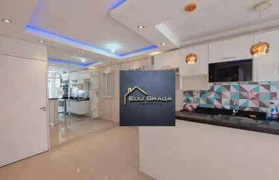 Apartamento com 2 dormitórios para alugar, 54 m² por r$ 3.230,00/mês - gopoúva - guarulhos/sp