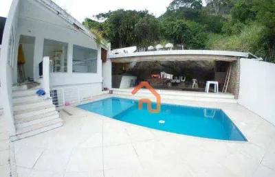 Casa com 4 dormitórios à venda, 320 m² por r$ 1.800.000,00 - são francisco - niterói/rj