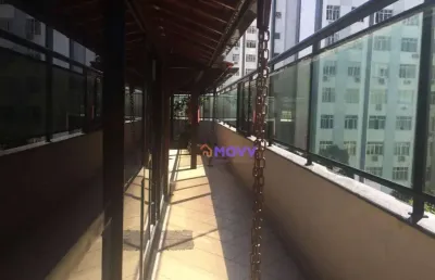Cobertura com 3 dormitórios à venda, 200 m² por r$ 940.000,00 - icaraí - niterói/rj
