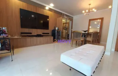 Apartamento com 3 dormitórios com 2 suítes e 2 vagas de garagem à venda, 220 m² por r$ 1.200.000 - jardim icaraí - niterói/rj