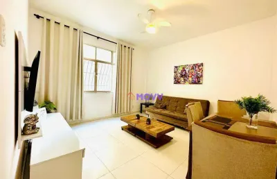 Excelente apartamento 02 quartos, com vaga,  na primeira quadra da praia... oportunidade