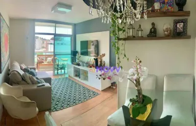 Apartamento com 2 dormitórios à venda, 71 m² por r$ 650.000,00 - santa rosa - niterói/rj