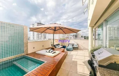 Cobertura com 3 dormitórios à venda, 260 m² por r$ 2.390.000,00 - ingá - niterói/rj