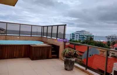 Cobertura com 3 quartos à venda, 219 m² por r$ 2.200.000 - praia de piratininga - niterói/rj