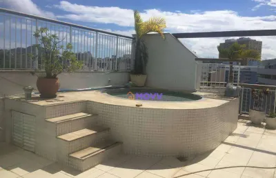 Linda cobertura duplex com 3 dormitórios à venda, 180 m² por r$ 1.300.000 - icaraí - niterói/rj