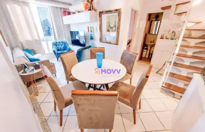 Cobertura com 4 dormitórios à venda, 117 m² por r$ 890.000,00 - icaraí - niterói/rj