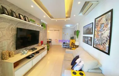 Apartamento com 3 quartos 1 suíte - perto de tudo no jardim icaraí à venda por r$ 850.000,00- niterói/rj