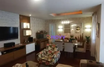 Apartamento com 3 dormitórios à venda, 120 m² por r$ 850.000,00 - santa rosa - niterói/rj