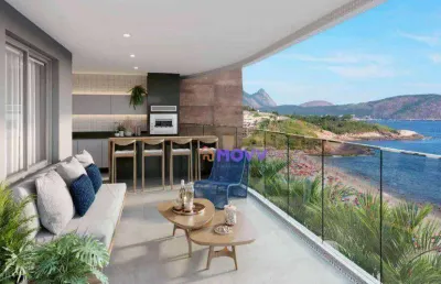 Apartamento à venda, 135 m² por r$ 2.150.000,00 - piratininga - niterói/rj