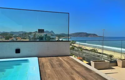 Cobertura à venda, 289 m² por r$ 4.500.000,00 - piratininga - niterói/rj