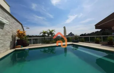 Cobertura à venda, 270 m² por r$ 2.350.000,00 - boa viagem - niterói/rj