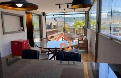 Linda cobertura duplex caritas, vista mar e parque da cidade!!!!!