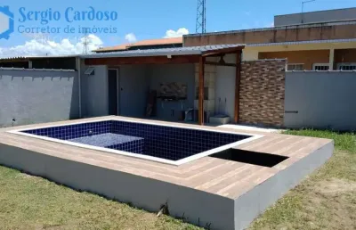 Casa  moderna  2 quartos  piscina  lado praia  itanhaém  sp