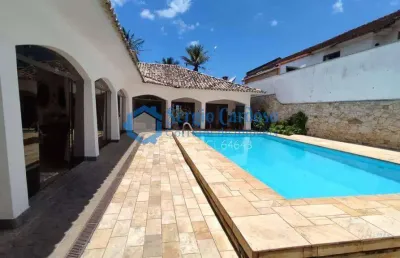 Sobrado linda vista mar  5 suítes  terreno 850m²  local premium itanhaém sp