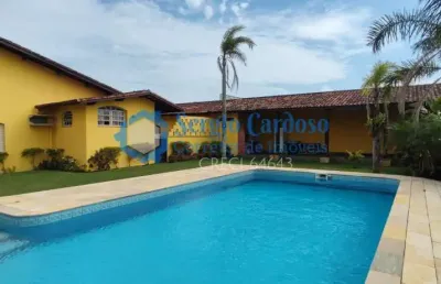 Casa pé na areia com terreno de 910m²! 4 quartos + edícula itanhaém/sp