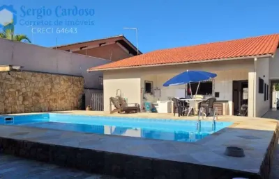 Casa na praia a 100m do mar 5 quartos  região nobre itanhaém sp