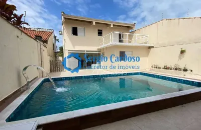 Casa 3 quartos 3 suítes piscina e área gourmet 50 m mar itanhaém sp