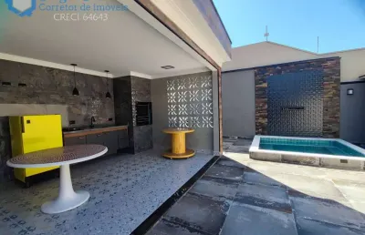 Casa moderna no cibratel 1! acabamento primoroso a 250m do mar itanhaém/sp