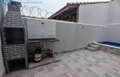 Ultima unidade! casa nova mobiliada com piscina privativa e mezanino