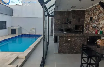 Casa moderna 3 quartos piscina e área gourmet  100 m  mar itanhaem sp