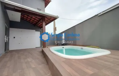 Casa com piscina a 100m do mar! 3 quartos 1 suite - excelente acabamento!