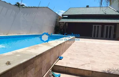 Casa 3 quartos 2 suítes ampla piscina 250 m do mar itanhém sp
