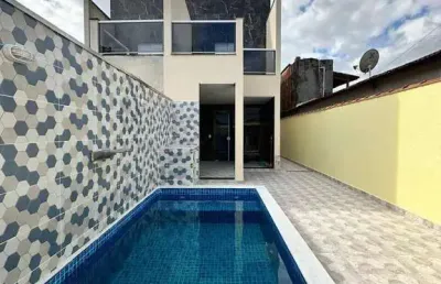 Sobrado novo 2 suítes piscina e churrasqueira 500 m mar itanhaém sp