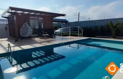 Porteira fechada! 4 suítes piscina churrasqueira sauna itanhaém/sp