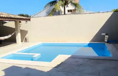 Casa mobiliada 3 quartos suíte piscina churrasqueira 100 m mar itanhaém sp