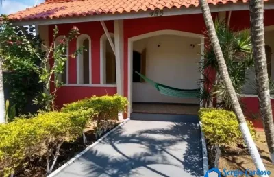 Casa na praia 400m do mar! 2 quartos - terreno inteiro - itanhaém/sp