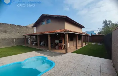 Casa ampla 5 quartos piscina a 300m do mar  itanhaém sp