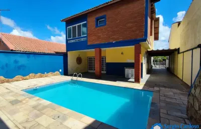 Sobrado 7 quartos + edícula 100m da praia cibratel itanhaém/sp